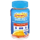 Emergen-C Immune+ Triple Action Immune Support Gummies, BetaVia (R), 1000mg Vitamina C, B Vitaminas, Vitamina D y Antioxidantes, Super Orange, Volver a Esenciales Escolares - 45 Cuenta