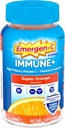 Emergen-C Immune+ Triple Action Immune Support Gummies, BetaVia (R), 1000mg Vitamina C, B Vitaminas, Vitamina D y Antioxidantes, Super Orange, Volver a Esenciales Escolares - 45 Cuenta