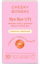 Cheeky Bonsai, Urinary Health Hydration Packets, Flush &amp; Protect the Urinary Tract with D-Mannose, Cranberry & Electrolytes, Hibiscus Lemonade Flavor (10 Packets) No Añadido Sugar, Vegan y Gluten-Free