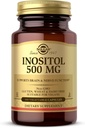 Solgar Inositol 500 mg - 100 cápsulas vegetales - No GMO, Vegan, Gluten Gratis, Dairy Free, Kosher - 100 piezas
