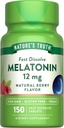 La verdad de la naturaleza Melatonin 12 mg  150 Tablets peru Quick Dissolve  Natural Berry Flavor ← Vegan, Non-GMO &amp; Gluten Free Supplement for Adults