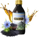 Hemani Black Seed Oil 60ml - Pure Premium Cold-Presed Nigella Sativa Black Cumin Oil for Digestive Health, Immune System Support. Fuente natural de Thymoquinone