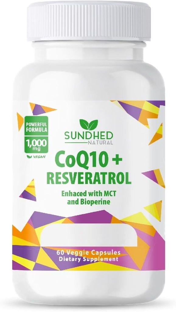 CoQ10 Potencial antioxidante (Capsules Coq10+Resveratrol)