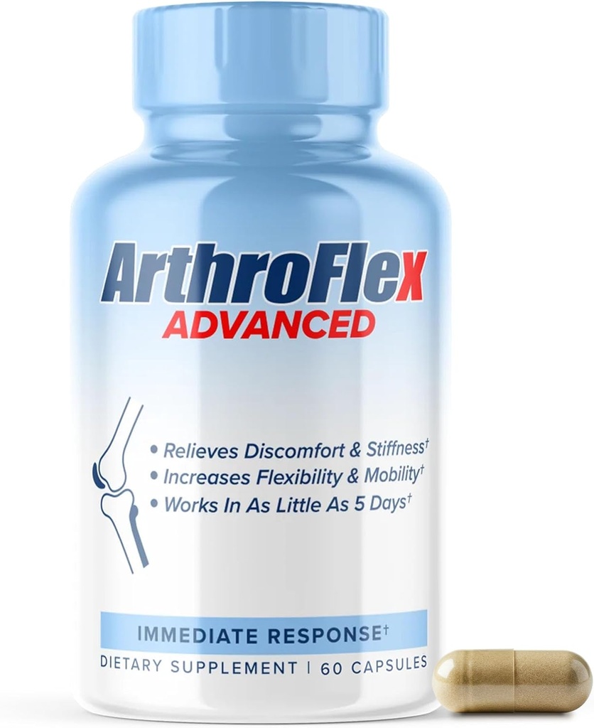 MAXLIFE NATURALS ArthroFlex Advanced Joint Health Supplement – 60 Capsules - Vital Joint Supplements for Women and Men, Tipo II Collagen Cartilage Supplement, Made in USA Health Care Supplements