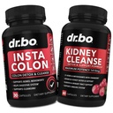 Colon Cleanser Detox " Kidney Cleanse - 15 días Colon Cleanse Pills " Kidney Detox Support Suplemento Cranberry, Uva Ursi - Bowel Movement Suplementos para Intestinal Stomach Bloating Gut Body Flush