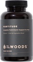A The Woods Fortitude Complete Multivitamin Support for Hombre - 20 Frutas ecológicas crudas " vegetales, 24 Vitaminas esenciales " Minerales - Immune Health, Energy Booster (1 Botella, 30 cápsulas)