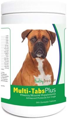 Healthy Breeds Boxer Multi-Tabs Plus Chewable Tablets 180 Count