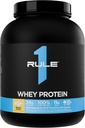 Rule 1 Whey Protein – 24g Fast-Acting Protein from All-Whey Sources with Naturally Occurring EAAs & BCAAs for Workout Recovery or Anytime Use (5 Pounds*, Banana Creme)
