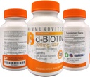 IMMUNOVITES 3-Pack High Dose Biotin (como d-Biotin, USP) 100mg (Equivalente a 100.000mcg) 90 cápsulas, alta potencia (3)