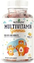 SENTA Nutrazee Gummies multivitamínicas para niños, adolescentes, hombres, mujeres y adultos con vitaminas esenciales para el crecimiento saludable, desarrollo &amp; inmunidad, 45 Gummy Bears Suplemento