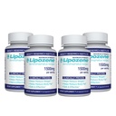 Lipozene Diet Pills - Suplemento de pérdida de peso - 4 Botellas de 30 cápsulas Cada, un total de 120 cápsulas!