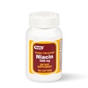 Rugby Timed-Release Niacin 1000mg Suplemento dietético para Adultos por Energía, Circulación y Metabolismo Apoyo, 100 Captabs (Pack of 1)