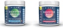 BIOHM Esencial Bundle, Rojos Digestivos y Verdes, Polvo Superalimentario, Antioxidantes, Vitaminas, Probióticos, Salud Digestiva para Hombres y Mujeres, Suplemento de Digestión con Enzimas, 30 Servimientos Cada
