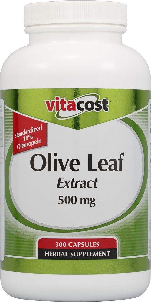 Vitacost Synergy Olive Leaf Extract - 500 mg - 300 cápsulas