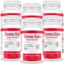 Tabs derretimiento Estrés regular para perros - Aceite natural, vitaminas, minerales y antioxidantes - Soporte Esquí saludable y reducir la ropa de cama - 720 tabletas picables