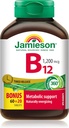 Jamieson Vitamina B12 (Cobalamin) 1200mcg, Timed Release, 80 tabletas