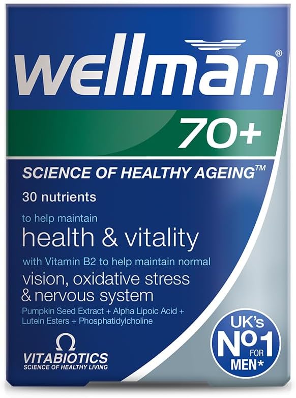 Vitabiotics Wellman 70+ 30 Tabs