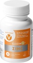 GluzinC Zinc &amp; Vitamina C Suplemento TEN 25 mg Gluconato de zinc + 270 mg Ácido ascórbico ANTERIED Nutrientes diarios TEN 60 Caps de veg