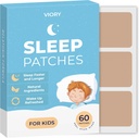 VIORY 60 Patches de sueño para niños fuerza extra - Actuación rápida, 100% ingredientes naturales, piel amigable &amp; fácil de aplicar Pegatinas de sueño para niños