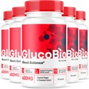 (5 Pack) GlucoBio Capsules - Píldoras oficiales de apoyo a la Bio Gluco, Fórmula avanzada para el equilibrio general, GlucoBio Píldoras, Suplemento GlucoBio, Reseñas de Glucovio, 150 cápsulas para 5 meses