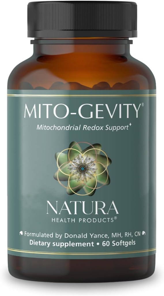 Natura Health Products Mito-Gevity (CV-Res-Q) Supplement – Mitocondrial Energy & Longevity Support* - Destacando Resveratrol, Hawthorn, Silibinol, R-Alpha Lipoic Acid (R-ALA) (60 cápsulas)