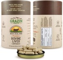 Grass Fed Beef Liver de Nueva Zelanda - Freeze Dried 3000mg por Serving (500mg por cápsula) (30 Serviciones)