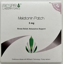 Respro Labs Natural Melatonin Patch, 3 mg (por parche) Lanzamiento continuo - 24 Patches