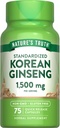 La verdad de la naturaleza Ginseng capsules Coreano Silencioso 75 Conde ← Standardized Extract 