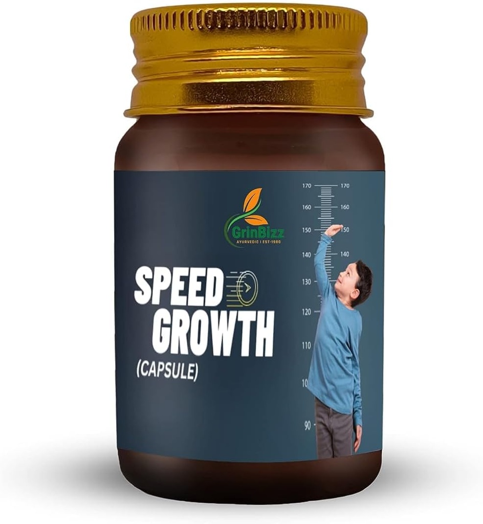 Crecimiento de velocidad de Sheltr Capsule Advanced Herbal Fórmula para Aumentar la Altura Silencio Crecimiento de Altura Silencioso corporal para Niñas y Niños Silenciosos sin Efectos secundarios Silencio 100% Ayurvédico (Crecimiento Específico pk 15 Cápsula)