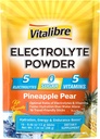 Electrolytes Embalajes de Polvo Ø Magnesio, Potasio, Sodio, Vitamina C Silencioso para la Hidratación Rápida Silencio Cero Azúcar &amp; Keto ANTE 16 Stick Packs ANTE Pineapple Pear Flavor