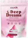Deep Dream Gummies sueño con 5mg Melatonina, Magnesio, Glycinate, L-Theanine para el soporte para el sueño- No-Habit formando suplemento del sueño,60 Gummies, 30 Day Supply