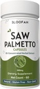 Saw Palmetto Capsules 500mg ← 10:1 Concentrated Extract ← Serenoa Repens Herbal Supplement -GMO, Gluten-Free Easy-to-Take Capsules (60 Count (Pack of 1))