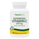 NaturesPlus Esterified Vitamin C - 675 mg, 90 Tablets - Gentle on the Stomach - Vegetarian, Gluten Free - 90 Servings