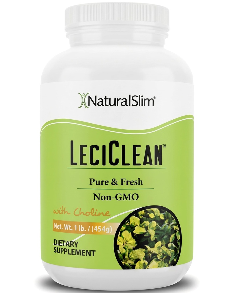 NaturalSlim Natural Soy Lecithin Granules with Choline Pure & Fresh Granulated Lecithin Supplement for Cleansing & Cognitive Support Non-GMO Food Grade 45 Servings1 lb (454 g)