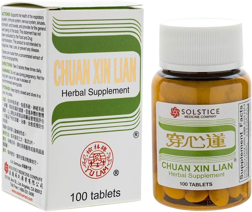 Chuan Xin Lian - 100 tabletas,(Solstice)