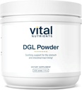 Vital Nutrients DGL Powder ← Vegan DGL Licorice Root Extracto para apoyar saludable Stomach Lining y Digestive Tract* TEN Gluten, Dairy, Soy Free ← Non-GMO TEN 120g