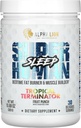 ALPHA LION Superhuman Sleep Supplement, Night Time Aid, Muscle Recovery, Muscle Builder & Gainer, Mejora la Composición del Cuerpo (30 Servimientos, Fruit Punch Flavor)