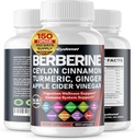 Berberine Ceylon Cinnamon - All-in-1 Suplemento con Bitter Melon AVG Gymnema sylvestre Turmeric Milk Thistle Licorice Holy Basil Fenugreek Banaba