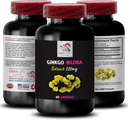 Ginkgo biloba antioxidante natural - Ginkgo BILOBA Extract - Herbal antioxidant Powder, Ginkgo biloba Suplemento, Extracto antioxidante natural, Herbal antioxidant Support, Ginkgo Ventajas 1 Bot 60 Caps