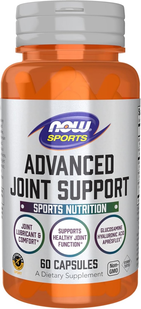 AHORA Sports Nutrition, Advanced Joint Support, Glucosamine, Hyaluronic Acid, ApresFlex, 60 Capsules