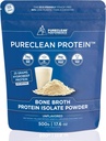 PureClean Protein – 500g Beef + Collagen Isolate Powder Silencio Zero Fillers ← Rich in EAAs, BCAAs, Glycine &amp; Proline for Muscle, Joints & Gut ← Premium Grass-Fed Swedish HydroBEEFTM ← Organic Unflavored