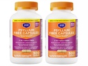 berkley jensen Daily Psyllium Husk Supplement, Natural Fiber for Men & Women - Fiber Capsules for Overall Digestive Health, Easing Constipation, Made in USA - 300 Count (Pack of 2)