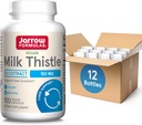 Jarrow Formulas Milk Thistle 150 mg - Antioxidant Supporting Immune Response, Liver Function & Glutathione - Up to 100 Servings (Veggie Capsules), Pack of 12