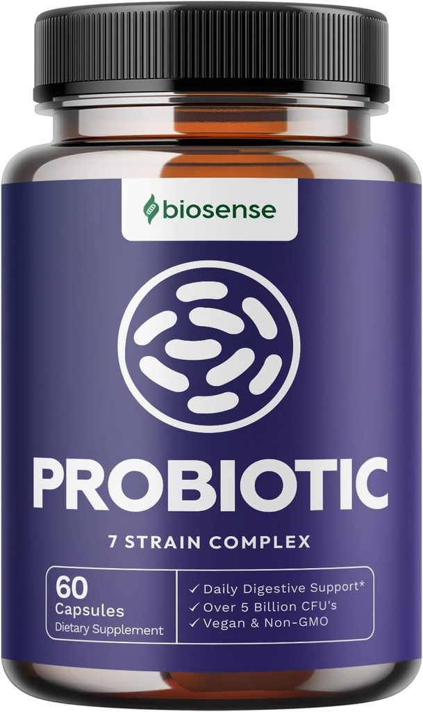 Probióticos y Prebióticos Gut Health Supplements - Advanced Acidophilus Probiotic Supplement for Upset Stomach Relief pH Balance and Digestive Support - Daily Probiotic Immune Support Supplement
