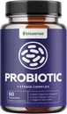 Probiotics and Prebiotics Gut Health Supplements - Advanced Acidophilus Probiotic Supplement for Upset Stomach Relief pH Balance and Digestive Support - Daily Probiotic Immune Support Supplement
