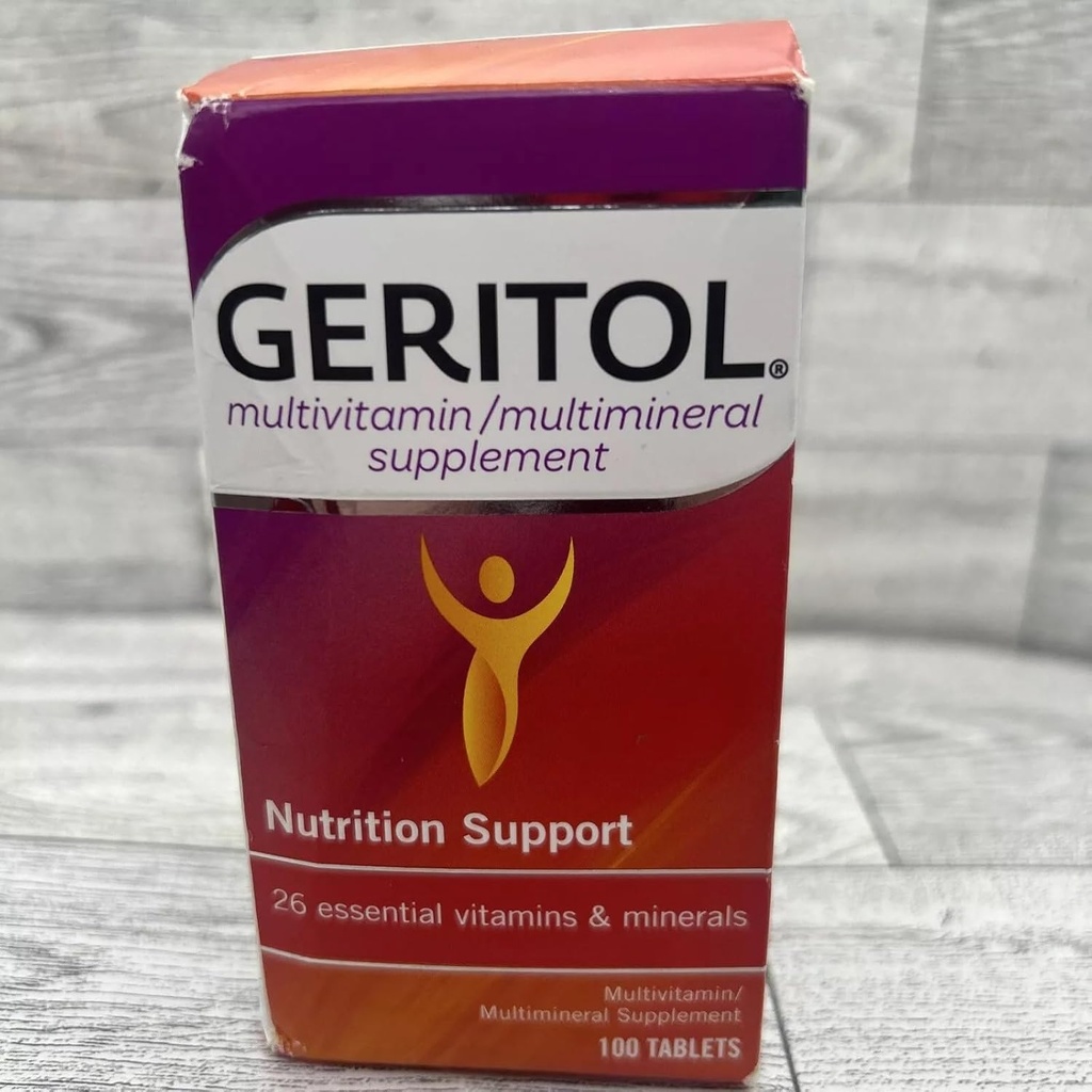Geritol Tablas completas 100 Tablas (Pack of 8)