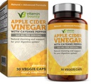 Bombillas de vinagre de la sidra de la vitamina Bounty – ACV con la ayuda de la madre + GLP-1 – Detox, alivio de la hinchazón y sopresivo – No GMO, Vegan, 60 cápsulas
