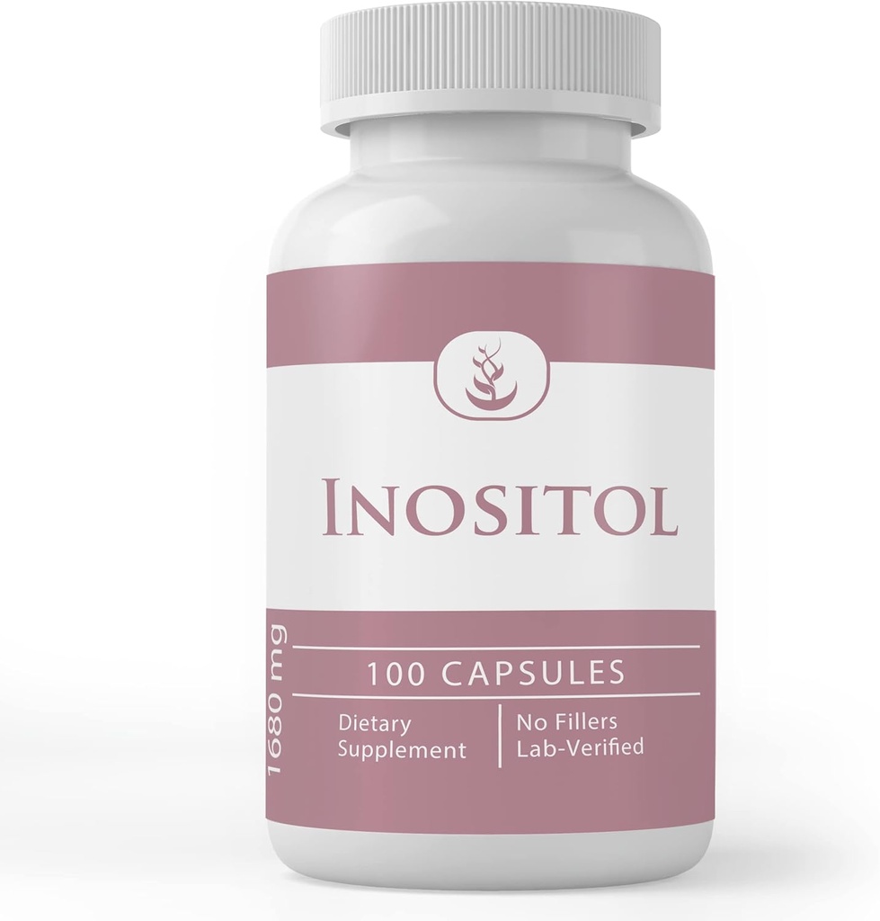 PURE ORIGINAL INGREDIENTES Inositol, (100 cápsulas) Siempre puro, sin aditivos ni artillerías
