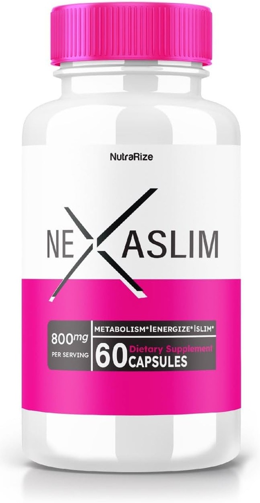 Nexaslim Capsules - Nexaslim Metabolism Booster Fórmula, Suplemento dietético para la pérdida de peso avanzada, máxima fuerza píldoras naturales para atacar la grasa del vientre, Nexa Slim Comentarios (60 cápsulas)