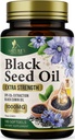 Black Seed Oil Softgels 1000mg - Premium Nigella Sativa Blackseed, Pure Natural Black Cumin Seed Oil & Antioxidant for Skin & Immune Support - Non GMO, Bottled in USA Suplemento - 180 Softgels